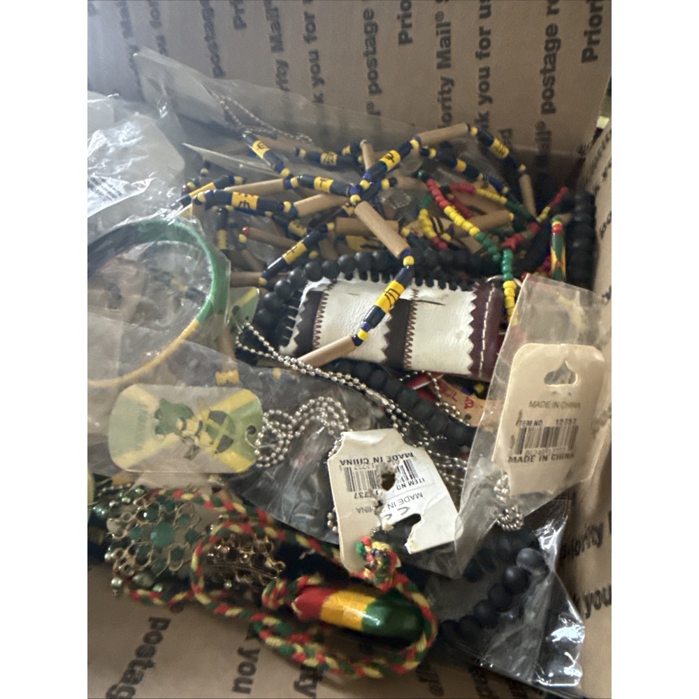8.5LB Mixed Jewelry Lot NEW/Unused Earrings Necklaces Bulk Resale Read.